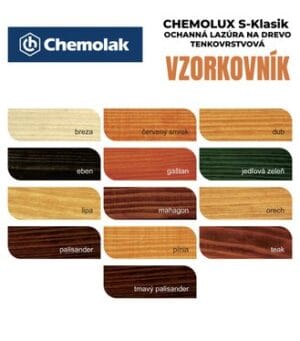 s1040 chemolux s klasik 0631 dub 25l matna ochranna lazura na drevo 2