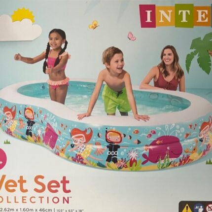 bazén intex® 56490, seashore, detský, nafukovací, 2,62x1,60x0,46 m