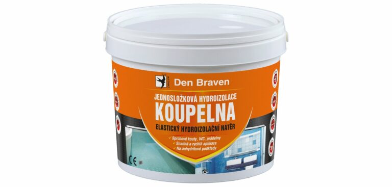 den braven jednozložková hydroizolácia kÚpeĹŇa