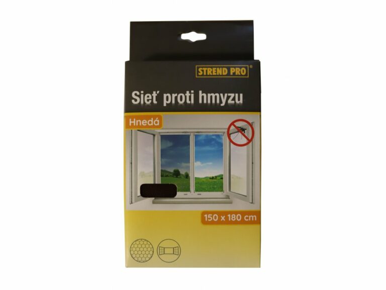 sieť flyscreen3 150x180 cm, proti hmyzu a komárom, hnedá pe