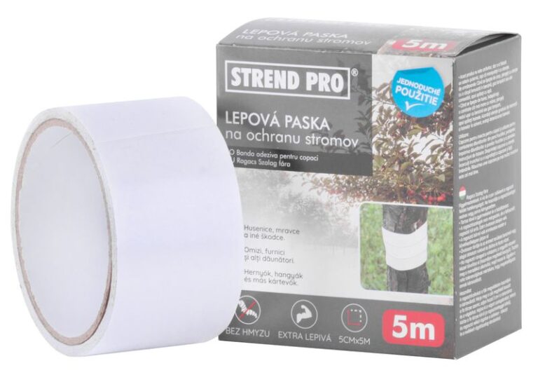 paska strend pro, na ochranu stromov pred škodcami, lepová, 5 cm, l 5 m