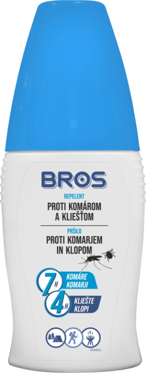 04740 bros repelent proti komárom a kliešťom 50 ml
