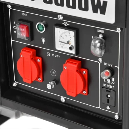jednofázový generátor elektriny hecht gg 3300