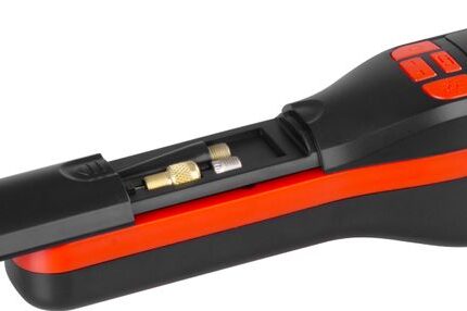 kompresor strend pro k25, ručný, 150 psi, 10 bar, led svetlo, akumulátorová pumpička