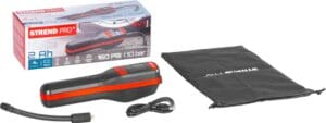 kompresor strend pro k25, ručný, 150 psi, 10 bar, led svetlo, akumulátorová pumpička
