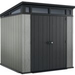 domček keter® artisan duotech™antracit/sivá, záhradný, 214x218x226 cm, uv