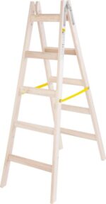 Rebrík drevený  Strend Pro, 5 priečkový, štafle,