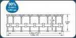 Bazén Bestway® Power Steel™, Vista Series, 56977, kartušová filtrácia, rebrík, plachta, ChemConnect ™ dávkovač, lepiaca záplata, 549x122 cm – Obrázok 6