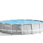 Bazén Intex® Prism Frame Premium 26724, kartušová filtrácia, rebrík, krycia plachta, spodná plachta, 457x107 cm