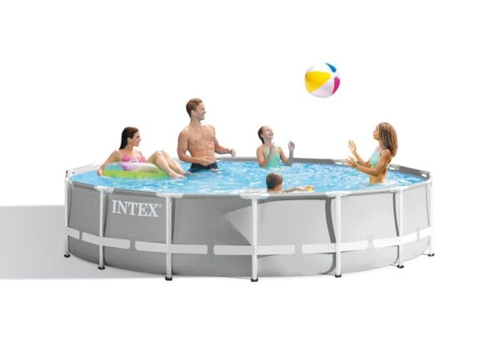 Bazén Intex® Prism Frame Premium 26724, kartušová filtrácia, rebrík, krycia plachta, spodná plachta, 457x107 cm – Obrázok 3