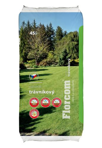 254230002604_0 Florcom trávnikový substrát s kompostom a pieskom 45 l – Obrázok 1