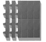 Premac Lineo HYDRO 0% grafitová (30x10x8 cm)