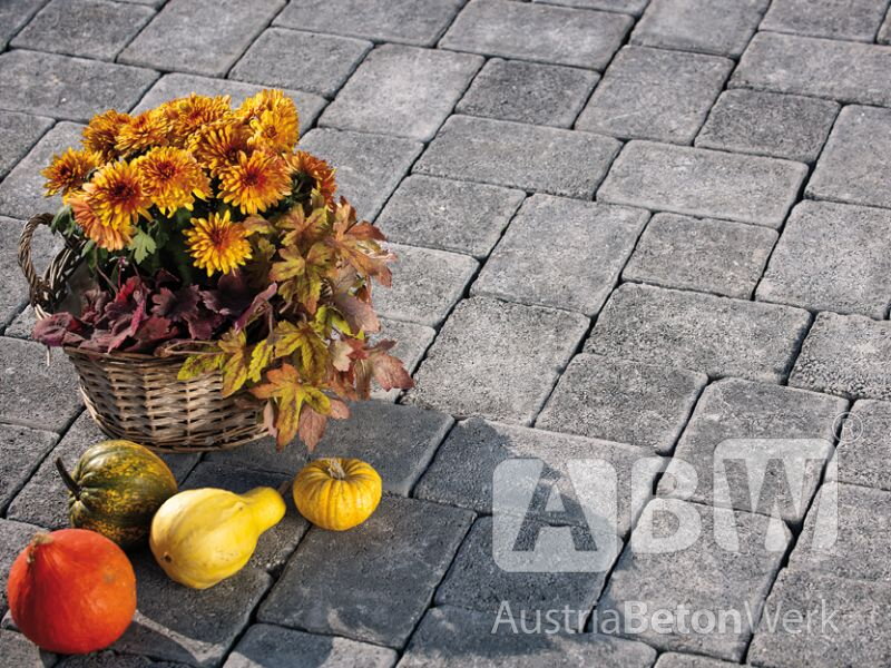 antico ABW Antico 14x14 cm zámková dlažba ryolit-sivý – Obrázok 1