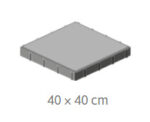 ABW Jubileum platňa 40x40 antracitová