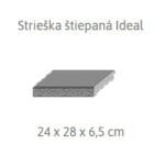 ABW Strieška Ideal štiepaná strieborná