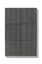 Premac DLAŽBA PRE NEVIDIACICH 6 cm Drážková 20x20x6 cm grafitová – Obrázok 3