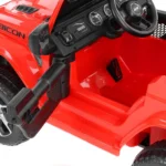 Akumulátorové autíčko - Jeep Wrangler Rubicon Red – Obrázok 3