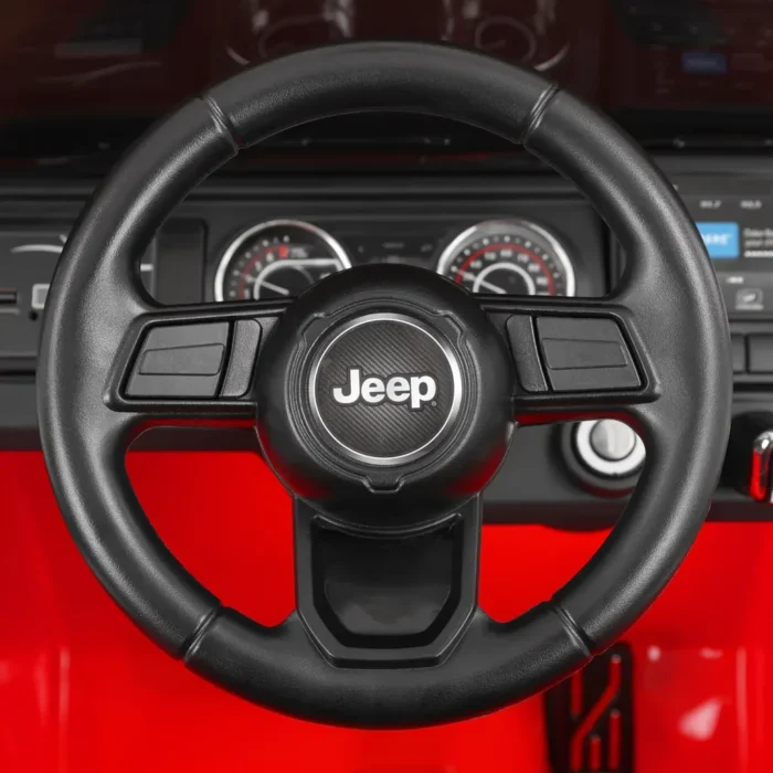 Akumulátorové autíčko - Jeep Wrangler Rubicon Red – Obrázok 11