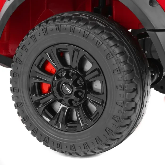 Akumulátorové detské autíčko - FORD F450 RED – Obrázok 5