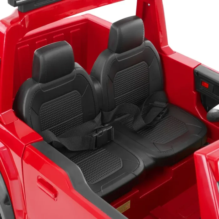 Akumulátorové detské autíčko - FORD F450 RED – Obrázok 9