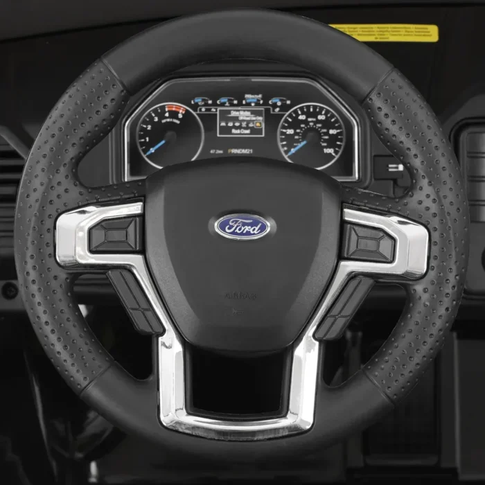 Akumulátorové detské autíčko - FORD F450 BLACK – Obrázok 4
